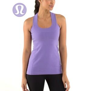 EUC! LULULEMON 🍋 Women’s Scoop Neck Tank Top Purple/Heathered Purple Size 4